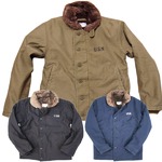 USタイプ　「N-1」 DECK JACKET　JJ105YN　ネイビー　40（XL）サイズ　【レプリカ】