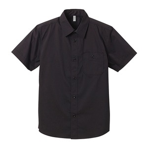 ストレッチクロスショートスリーブシャツ CB1278 ブラック Mサイズ 商品画像
