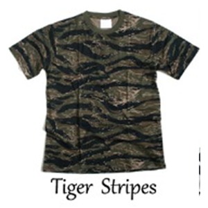 カモフラージュ Tシャツ（ 迷彩 Tシャツ） JT048YN タイガー Sサイズ - 拡大画像