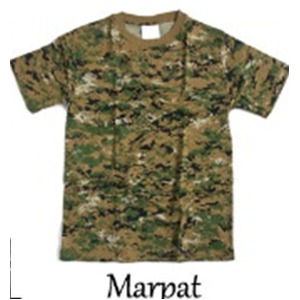 カモフラージュ Tシャツ（ 迷彩 Tシャツ） JT048YN MARPAT Sサイズ - 拡大画像