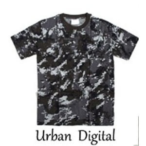 カモフラージュ Tシャツ（ 迷彩 Tシャツ） JT048YN アーバンデジタル Sサイズ - 拡大画像