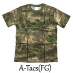 カモフラージュＴシャツ  JT048YN Ａ-ＴＡＣＳ（ＦＧ）　Sサイズ