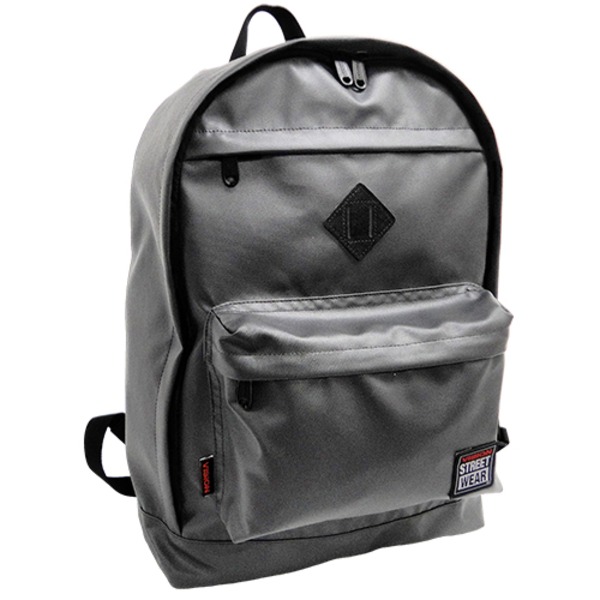 VISION STREET WEAR ラップトップ収納ポケット付バックパック VSBL-500 グレーf00