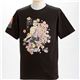 むかしむかし×マカロニほうれん荘　Tシャツ　S-2669　M　ブラック