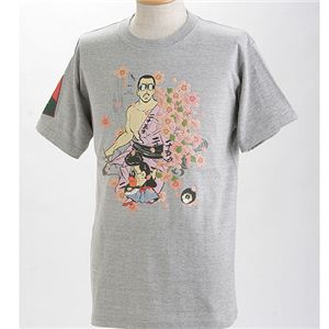 むかしむかし×マカロニほうれん荘 Tシャツ S-2669 【二十五才の決断】 S グレー