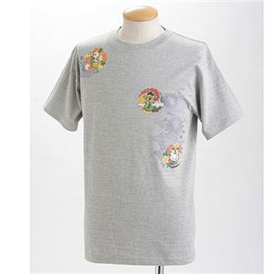 むかしむかし×マカロニほうれん荘 Tシャツ S-2670 【トシちゃん拳法】 S グレー