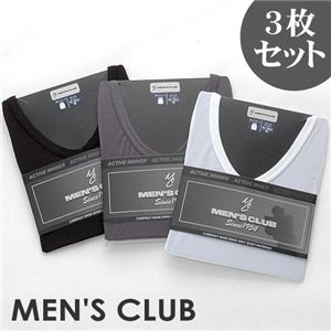 MENS CLUB グレコローマンタンクトップ 3枚セット M - 拡大画像