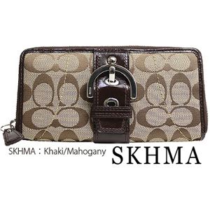 COACH(コーチ) 長財布 F45575 SKHMA・Khaki/Mahogany - 拡大画像