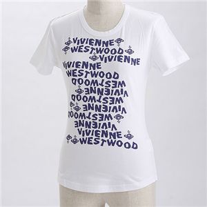 Vivienne Westwood(ヴィヴィアン ウエストウッド)レディース プリントTシャツ　【レディース・B】 ホワイトS