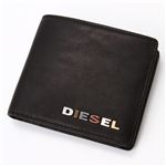 DIESEL(ディーゼル) レザー折財布 Black