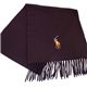 POLO　Ralph　Lauren（ポロ　ラルフローレン）　カラーポニーマフラー　COLD　WEATHER　006　BROWN