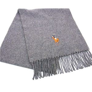 POLO Ralph Lauren（ポロ ラルフローレン） カラーポニーマフラー COLD WEATHER 022 GRAY