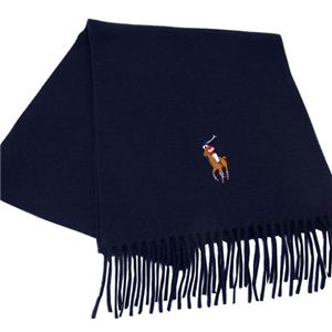 POLO Ralph Lauren（ポロ ラルフローレン） カラーポニーマフラー COLD WEATHER 433 NAVY