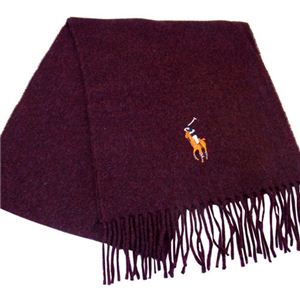 POLO Ralph Lauren（ポロ ラルフローレン） カラーポニーマフラー COLD WEATHER 600 WINE