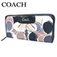 COACH（コーチ） ジップアラウンド 長財布 マルチカラー F46330 SV／MC