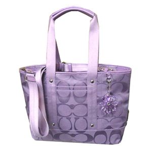 COACH（コーチ） シグネチャーショルダートートバッグ F18844 【A】SV／LL