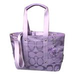 COACH（コーチ） シグネチャーショルダートートバッグ F18844 【A】SV／LL