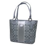 COACH（コーチ） シグネチャーストライプトートバッグ F18848 SLGGY