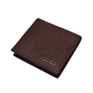 Calvin Klein(カルバンクライン)74288 BR コインケース ブラウン ロゴ型押し レザー