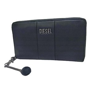 DIESEL(ディーゼル) X01608-PR742-H1145 ラウンドジップ長財布 ブラック