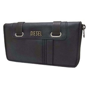 DIESEL（ディーゼル）X01592 PS936 T8013 ラウンドジップ長財布 ブラック