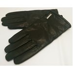 Calvin Klein(カルバンクライン)レザーグローブ 77001-ＢＬＫ