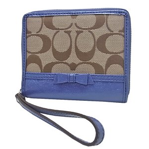 COACH (コーチ) F48800 SVB6X シグネチャーラウンドジップ ウォレット