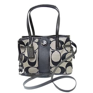 COACH(コーチ)F22907 SBWBK シグネチャーミニキャリオールトートバッグ