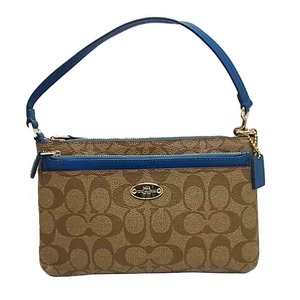COACH (コーチ) F52619 IMAMH シグネチャーハンドバッグ ポーチ付き