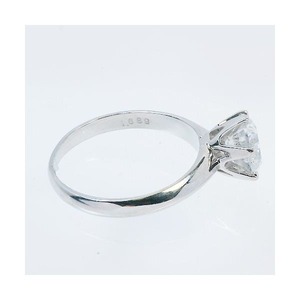 プラチナPt900 超大粒1.5ctダイヤリング 指輪 (鑑定書付き)  7号 商品写真2