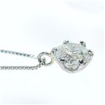 Pt900�嗱0.5ct�_�C�������h�y���_���g �摜2