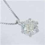 Pt900�嗱0.5ct�_�C�������h�y���_���g �摜3