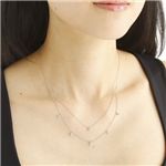 K18WG �_�C�������h2�A�X�e�[�V�����l�b�N���X �v0.6ct �摜4