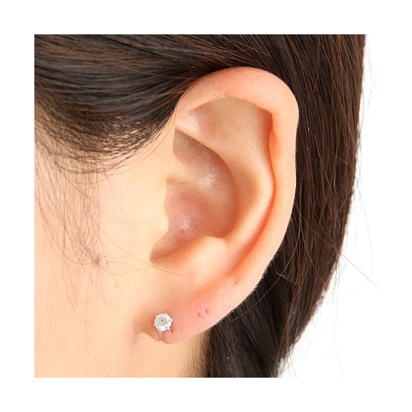 プラチナ0.3ct ダイヤモンドピアス
