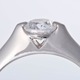 プラチナPt900 0.5ct Dカラー・IFクラス・EXカットダイヤリング 指輪（GIA鑑定書付き） 7号 - 縮小画像3