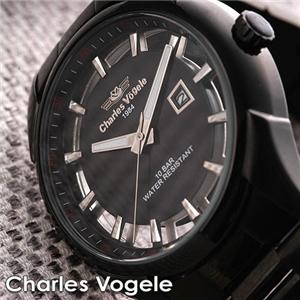Charles Vogele ブラックスケルトン CV-8027-3 - 拡大画像