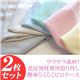 【2枚組】サラサラ素材 低反発枕専用取り外し簡単らくらくピロケース アッシュブラウン