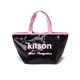 kitson(キットソン) シークインミニトート 3562 ブラック/ピンク