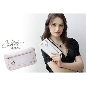 SENOFICH(セノ・フィッチ) PVC & エナメルラウンド長財布 SF25 WHITE