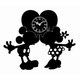 ディズニー　メタルシルエットクロック　ミッキー＆ミニー - 縮小画像3