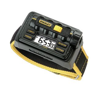 STANLEY(スタンレー) 工具ウォッチ STA-2001 ブラック/ライト付クリップウォッチ - 拡大画像