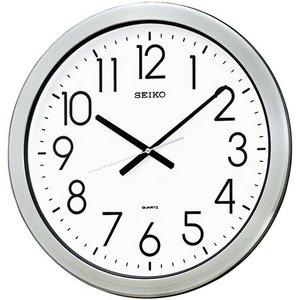 SEIKO CLOCK(セイコークロック) オフィスタイプ 防湿・防塵型 壁掛け時計KH407S - 拡大画像