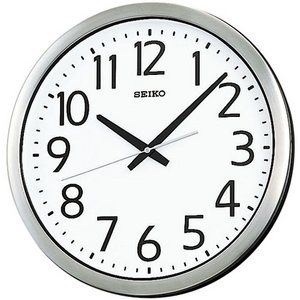 SEIKO CLOCK(セイコークロック) オフィスタイプ 防湿・防塵型 掛け時計KH406S - 拡大画像