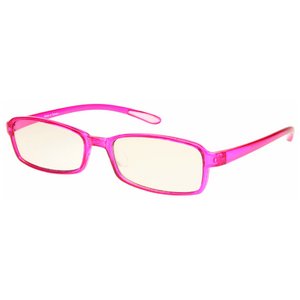 スイートアイ メラニンレンズ PC眼鏡　SE01 Raspberry ラズベリー ピンク - 拡大画像