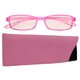 スイートアイ メラニンレンズ 度付きPC眼鏡　SE01 Rose ローズ ピンク +0.50 - 縮小画像3