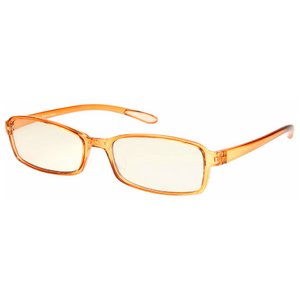 スイートアイ メラニンレンズ 度付きPC眼鏡　SE01 Apricot アプリコット +0.50 - 拡大画像