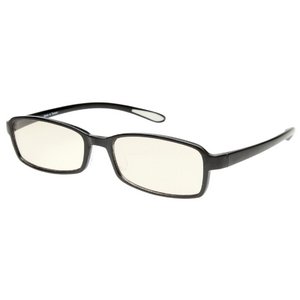 スイートアイ メラニンレンズ 度付きPC眼鏡　SE01 Plum プラム ブラック 黒 +0.50 - 拡大画像