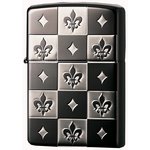 ジッポー(ZIPPO) オイルライター LILY CHECK 2BN-YRMONO ブラック/シルバー