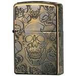ジッポー(ZIPPO) 5SURFACE SKULL 5面加工 2BI-5SKL ゴールド