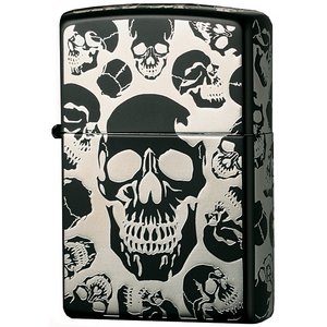 ジッポー(ZIPPO) 5SURFACE SKULL 5面加工 2BKS-5SKL シルバー